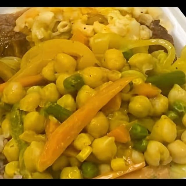 Curry Chickpeas.