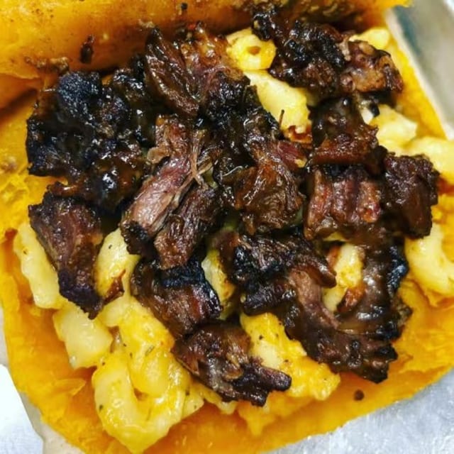 Stuffed Coco Bread Patty.