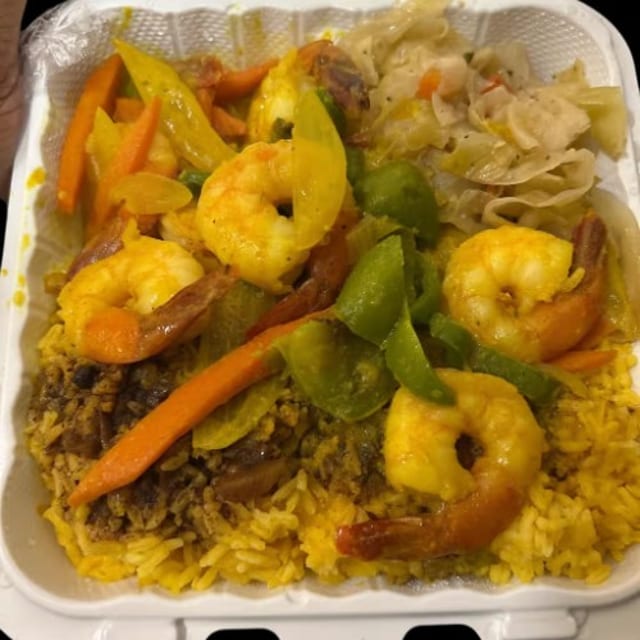 Curry Shrimp.