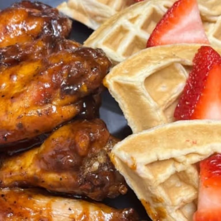Delicious Chicken and Waffles
