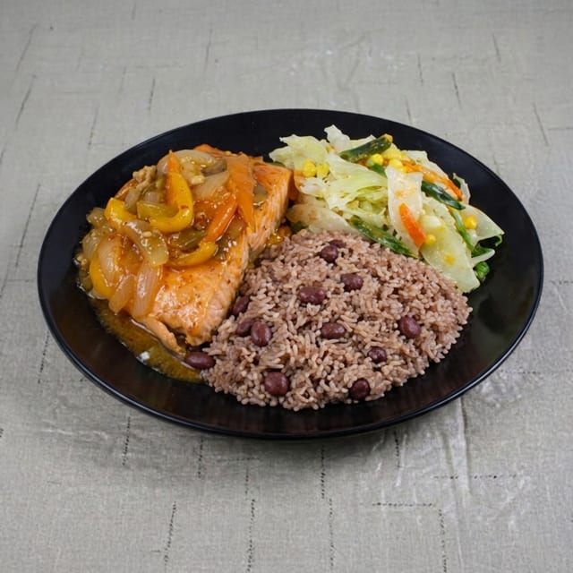 Sweet Chilli Salmon.