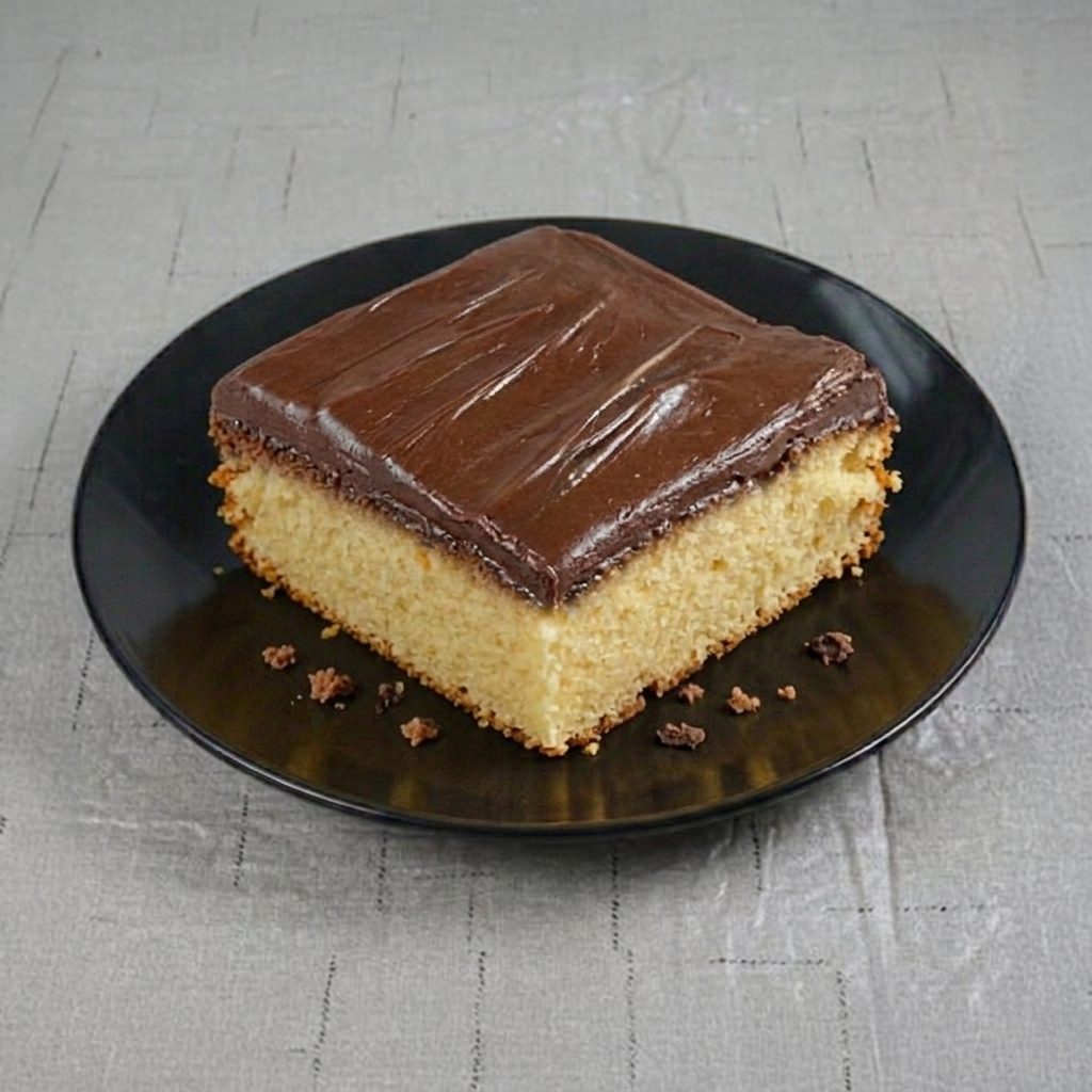 Yellow Cake/Chocolate Icing.