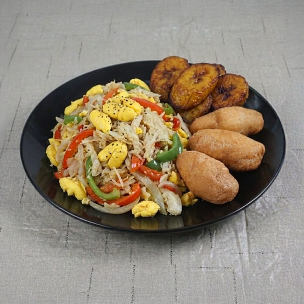 Ackee & Saltfish.