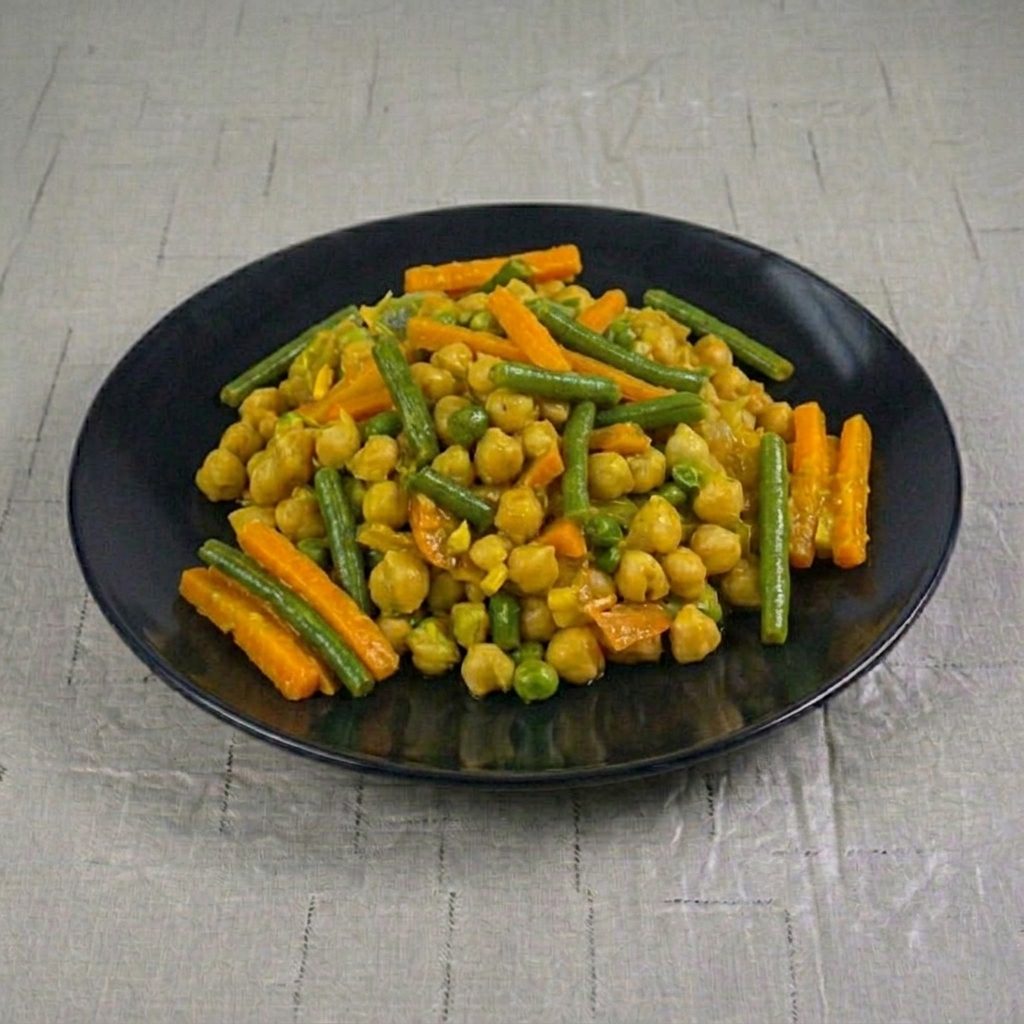 Curry Chickpeas.