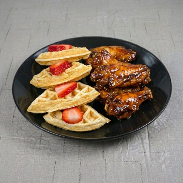 Chicken & Buttermilk Waffles.