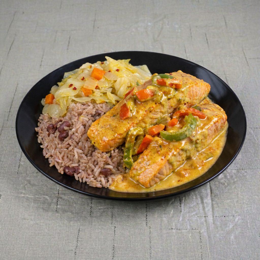Curry Salmon.