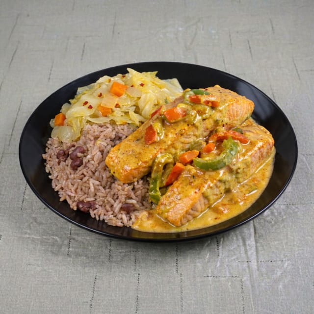 Curry Salmon.
